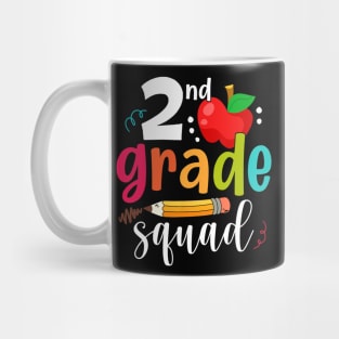 Second Grade Squad Funny Back To School 2nd Graders Teachers Mug